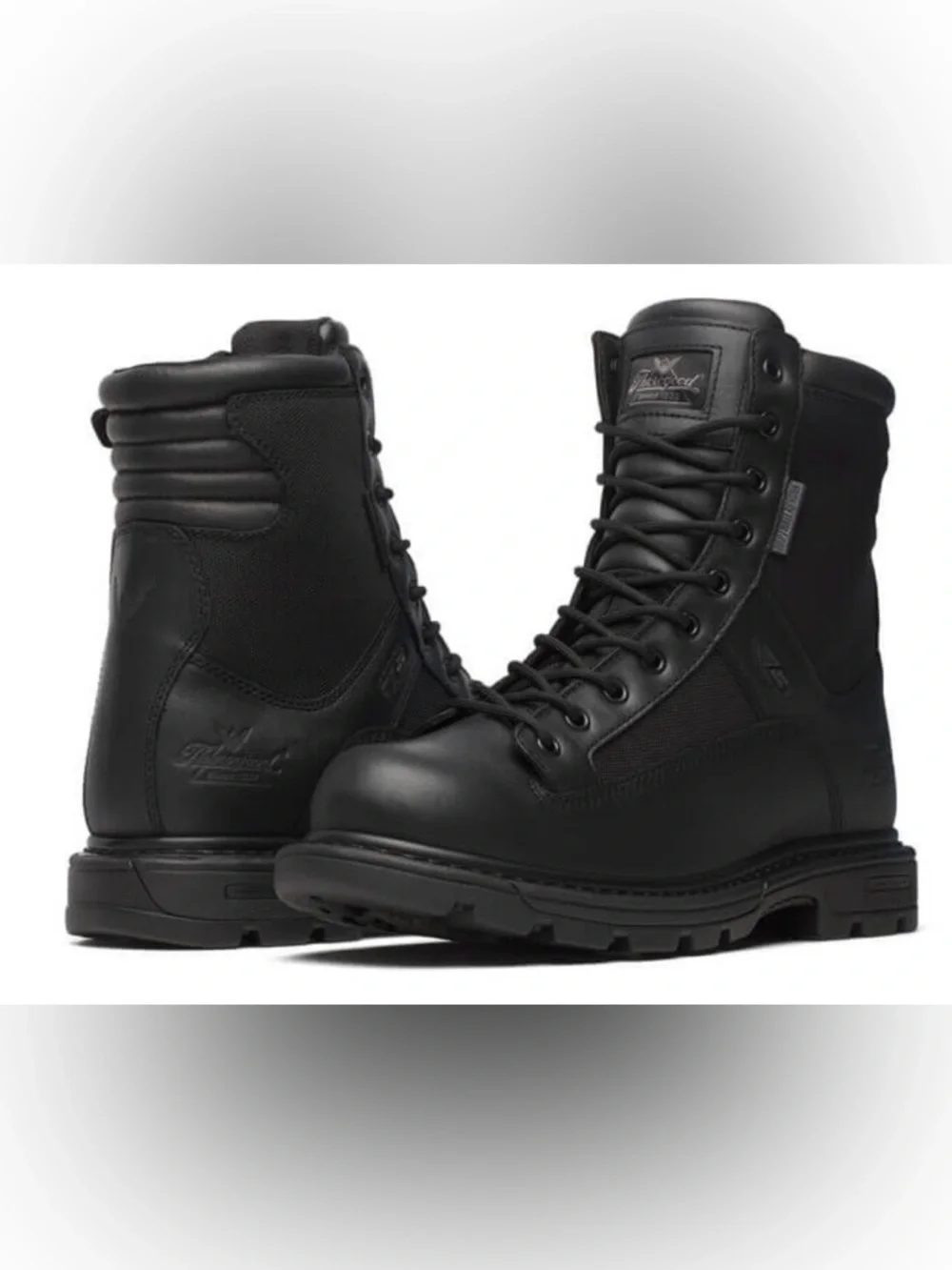 Thorogood 8” Tactical Waterproof Side Zip Boots Size 7M NWT